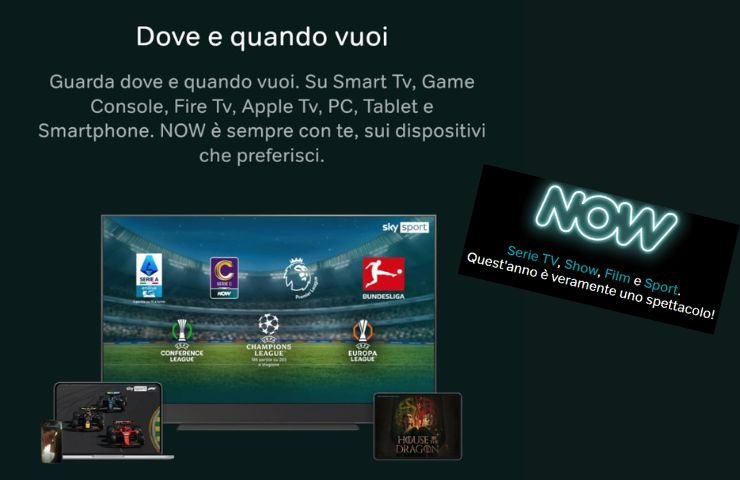 offerta now tv cosa prevede