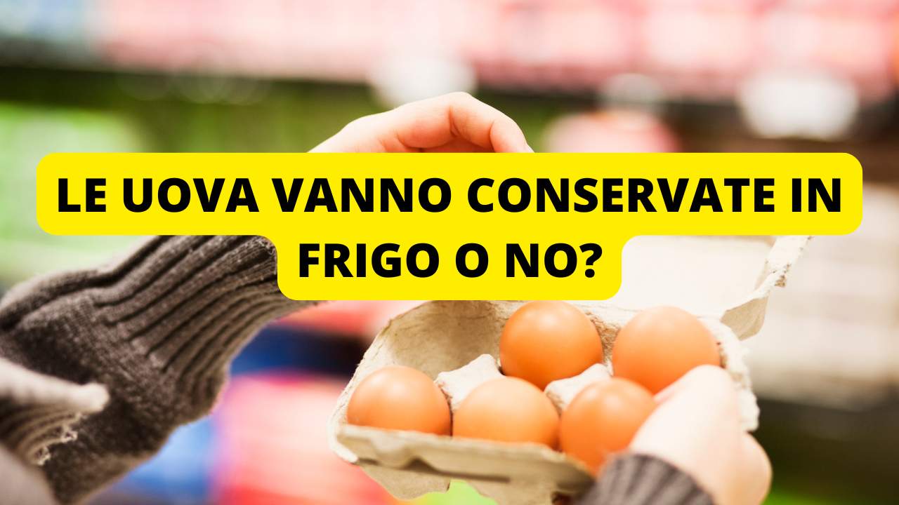 Le uova vanno conservate in frigo oppure no?